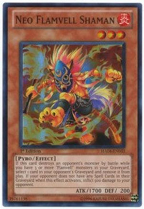 Neo Flamvell Shaman (Super Rare) [HA04-EN033] Hidden Arsenal 4 1st Edition