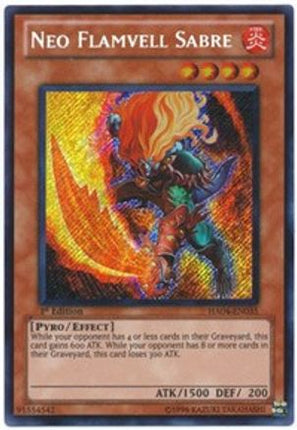 Neo Flamvell Sabre (Secret Rare) [HA04-EN035] Hidden Arsenal 4 Unlimited