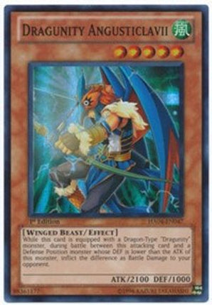 Dragunity Angusticlavii (Super Rare) [HA04-EN047] Hidden Arsenal 4 1st Edition