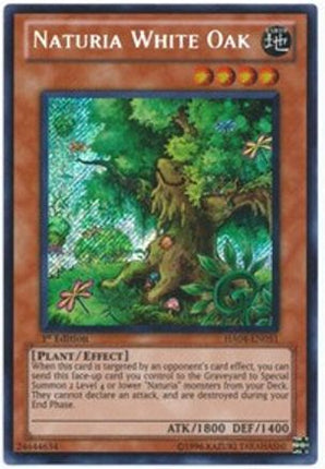 Naturia White Oak (Secret Rare) [HA04-EN051] Hidden Arsenal 4 1st Edition