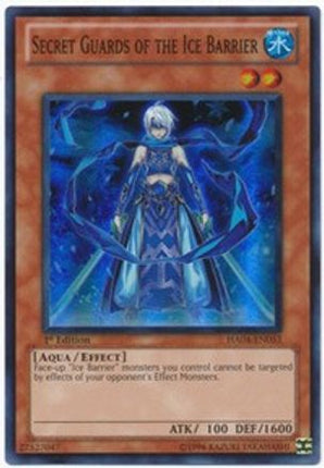 Secret Guards of the Ice Barrier (Super Rare) [HA04-EN053] Hidden Arsenal 4 1st Edition