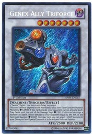 Genex Ally Triforce (Secret Rare) [HA04-EN057] Hidden Arsenal 4 Unlimited