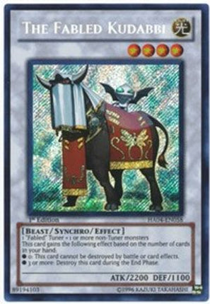 The Fabled Kudabbi (Secret Rare) [HA04-EN058] Hidden Arsenal 4 1st Edition