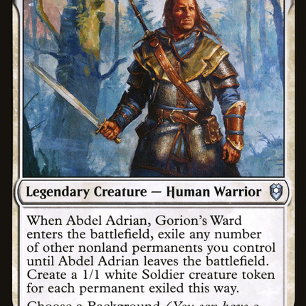 Abdel Adrian, Gorion's Ward [Commander Legends: Battle for Baldur's Gate]