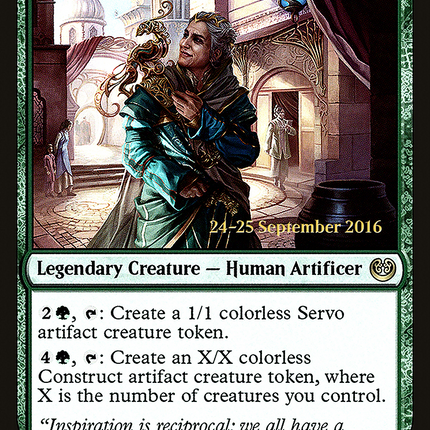 Oviya Pashiri, Sage Lifecrafter [Kaladesh Promos] Prerelease Foil