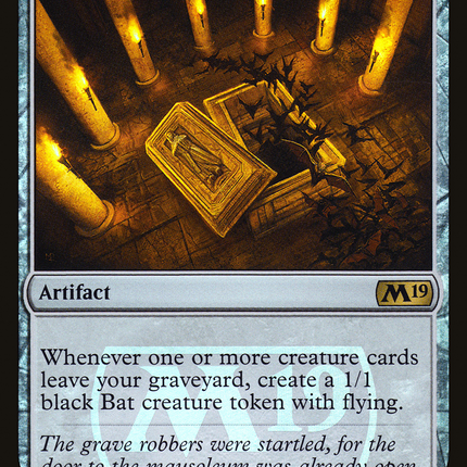 Desecrated Tomb [Core Set 2019 Promos] Foil