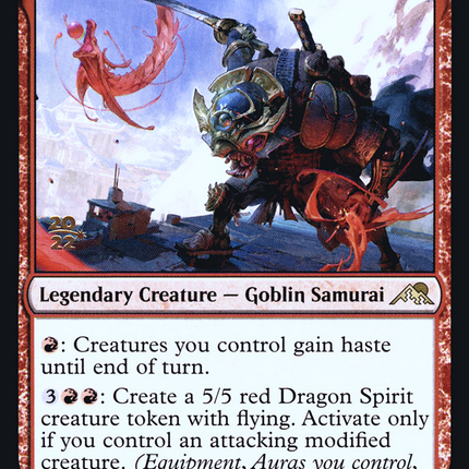 Goro-Goro, Disciple of Ryusei [Kamigawa: Neon Dynasty Promos] Prerelease Foil