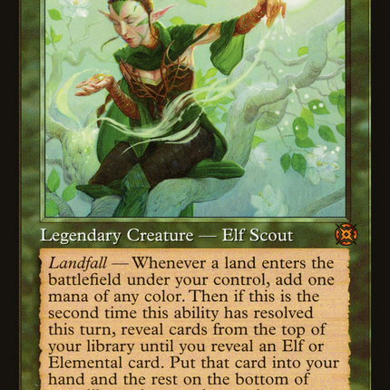 Nissa, Resurgent Animist (Retro) (Showcase) [March of the Machine: The Aftermath]
