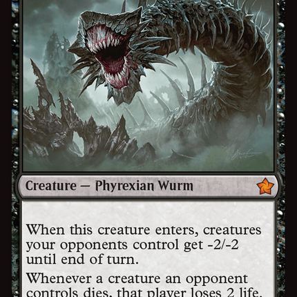 Massacre Wurm [Foundations] Foil