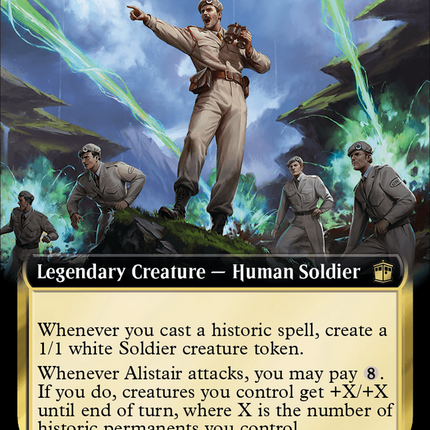 Alistair, the Brigadier (Extended Art) [Doctor Who] Surge Foil