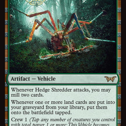 Hedge Shredder [Duskmourn: House of Horror] Foil