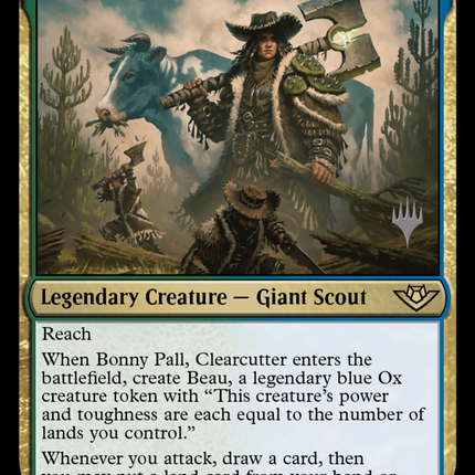 Bonny Pall, Clearcutter [Outlaws of Thunder Junction Promos] Foil