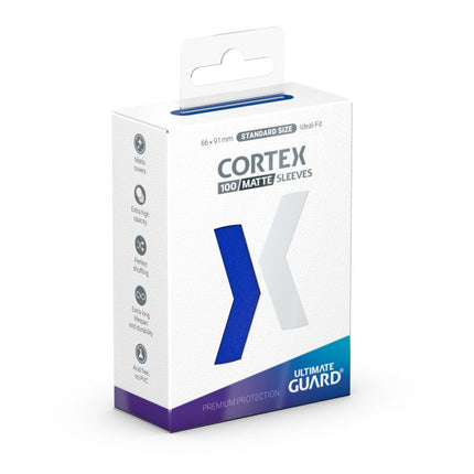 ULTIMATE GUARD - CORTEX SLEEVES - STANDARD SIZE - 100CT BLUE MATTE