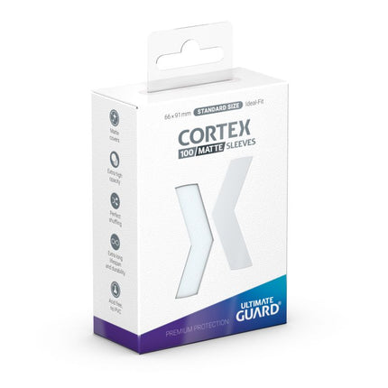 ULTIMATE GUARD - CORTEX SLEEVES - STANDARD SIZE - 100CT TRANSPARENT MATTE