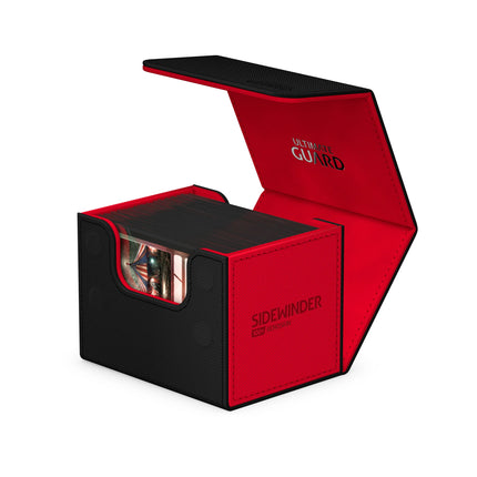 Ultimate Guard - Black/Red Synergy Sidewinder 100+