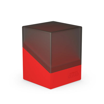 Ultimate Guard Black/Red SYNERGY Boulder Deck Case (100+)