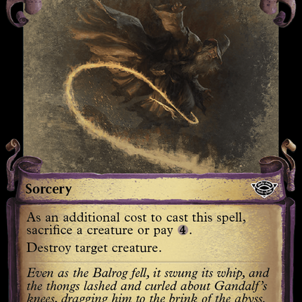 Lash of the Balrog (Showcase) [The Lord of the Rings: Tales of Middle-earth]