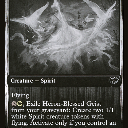 Heron-Blessed Geist [Innistrad: Double Feature]