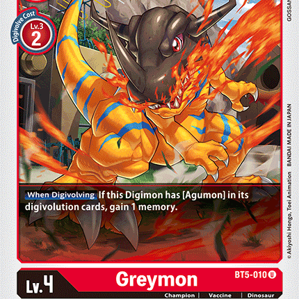 Greymon [BT5-010] [Battle of Omni]