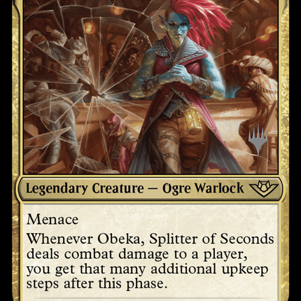 Obeka, Splitter of Seconds [Outlaws of Thunder Junction Promos] Foil