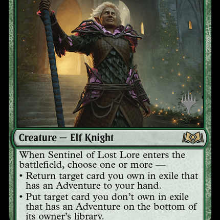 Sentinel of Lost Lore [Wilds of Eldraine Promos]