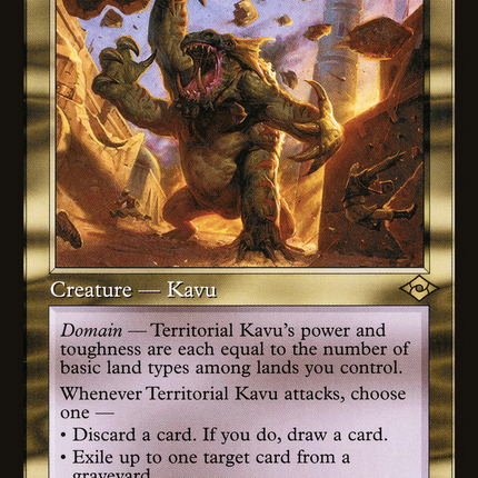 Territorial Kavu (Retro) [Modern Horizons 2] Etched Foil