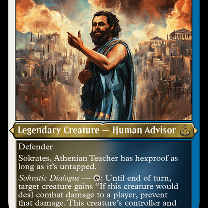 Sokrates, Athenian Teacher [Assassin's Creed] Etched Foil