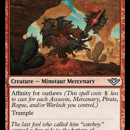 Hellspur Brute [Outlaws of Thunder Junction] Foil
