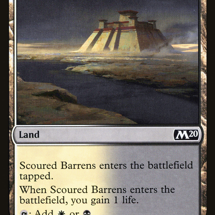 Scoured Barrens [Core Set 2020]
