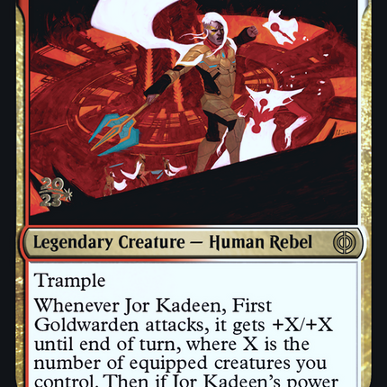 Jor Kadeen, First Goldwarden [Phyrexia: All Will Be One Promos] Prerelease Foil