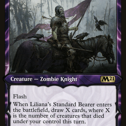 Liliana's Standard Bearer (Showcase) [Core Set 2021]