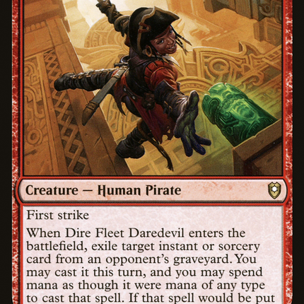 Dire Fleet Daredevil [Commander Legends: Battle for Baldur's Gate]