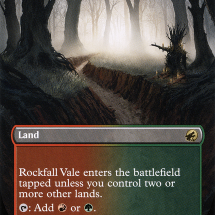 Rockfall Vale (Borderless) [Innistrad: Midnight Hunt]
