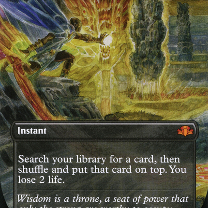 Vampiric Tutor (Borderless) [Dominaria Remastered]