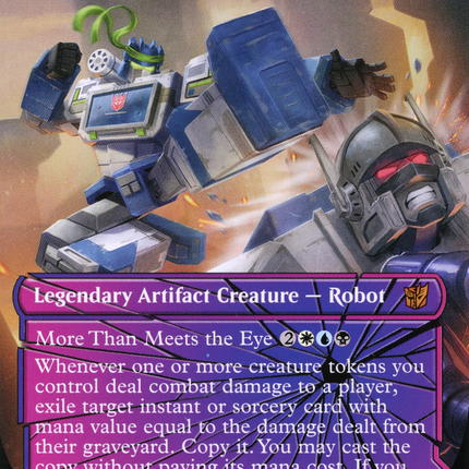 Soundwave, Sonic Spy // Soundwave, Superior Captain (Borderless) [Transformers]