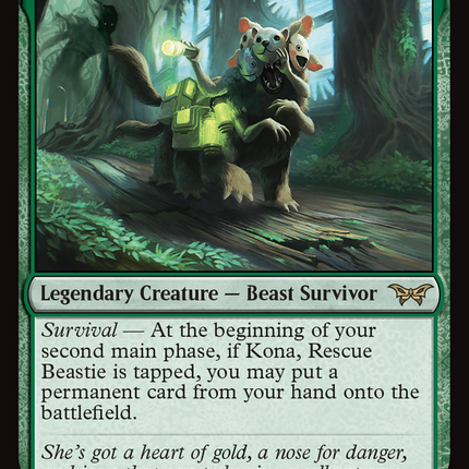 Kona, Rescue Beastie [Duskmourn: House of Horror]