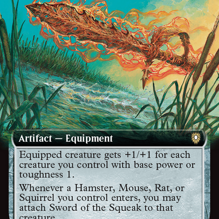 Sword of the Squeak [Bloomburrow Commander] Foil