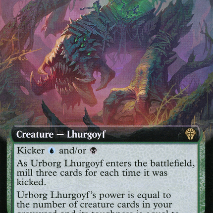 Urborg Lhurgoyf (Extended Art) [Dominaria United]
