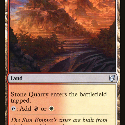 Stone Quarry [Commander 2019]