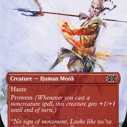Monastery Swiftspear (Borderless) [Double Masters 2022]