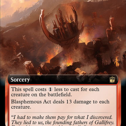 Blasphemous Act (Extended Art) [Doctor Who] Surge Foil