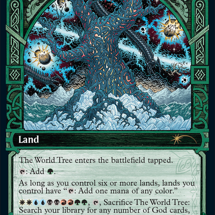 The World Tree (Showcase) [Secret Lair Drop] Halo Foil