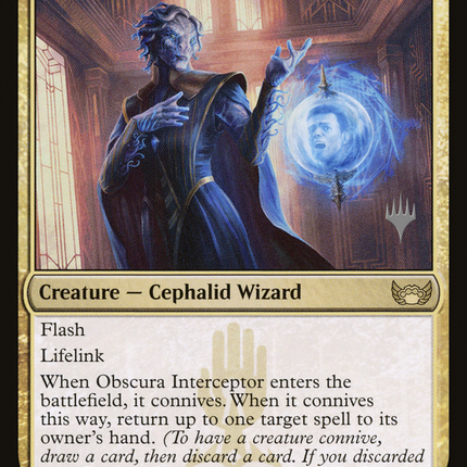 Obscura Interceptor [Streets of New Capenna Promos]
