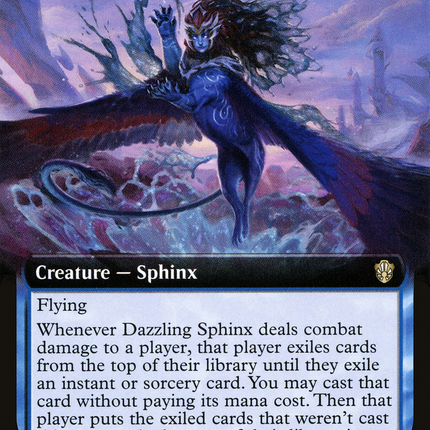 Dazzling Sphinx (Extended Art) [Commander 2021]