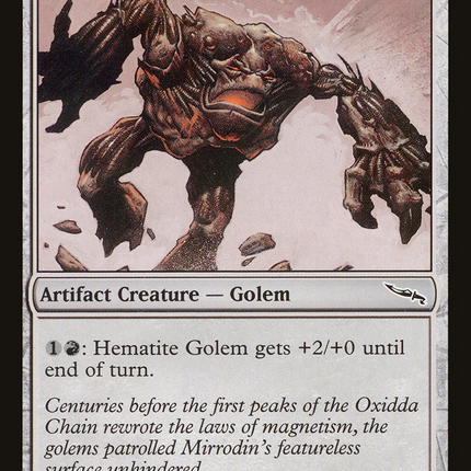 Hematite Golem [Mirrodin]