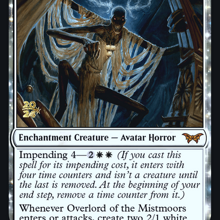 Overlord of the Mistmoors [Duskmourn: House of Horror Promos] Prerelease Foil