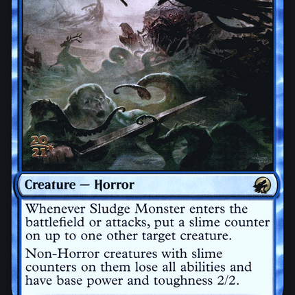 Sludge Monster [Innistrad: Midnight Hunt Promos] Prerelease Foil