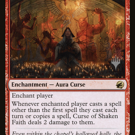 Curse of Shaken Faith [Innistrad: Midnight Hunt Promos]