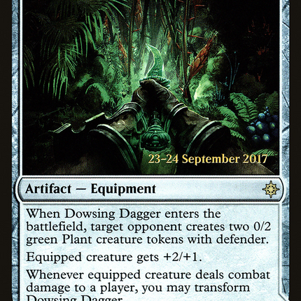 Dowsing Dagger // Lost Vale (compasslanddfc) [Ixalan Promos] Prerelease Foil