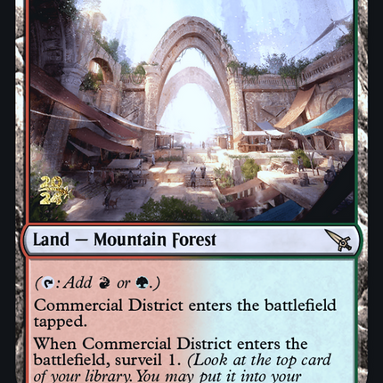 Commercial District [Murders at Karlov Manor Promos] Prerelease Foil